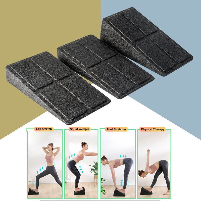 EPP calf tension board 3-piece set of pedal squat board adjustable fitness pedal pad tilt board