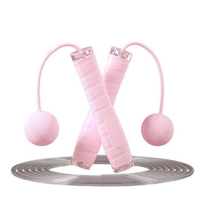 Cordless Double Use Electronic Skipping Rope Gym Fitness Cordless Skipping Smart Rope Jump Rope Digital Counting Speed Skipping