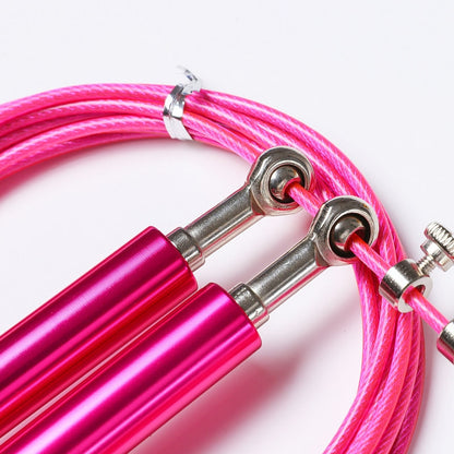Adjustable Jumping Rope Aluminum Alloy Handle Special Wire Rope Skipping Speed Crossfit Training Household Fitness Equipment
