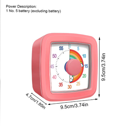 Yunbaoit Visual Timer – Digital Countdown Clock with Night Light for Kids & Kitchen