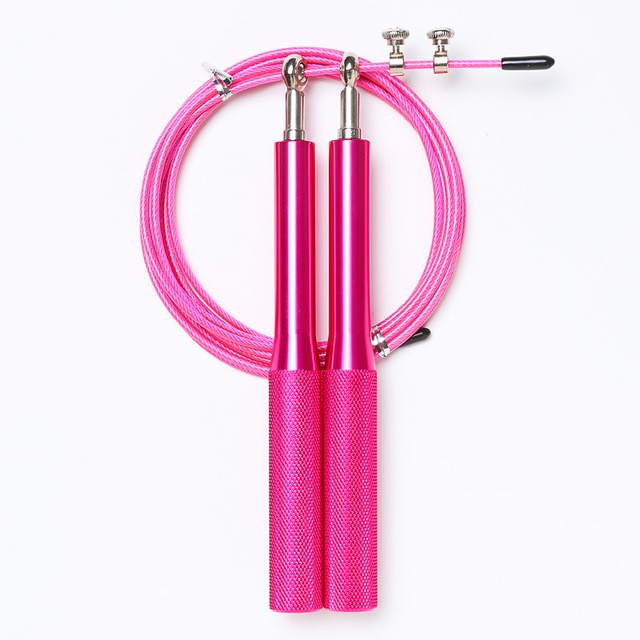 Adjustable Jumping Rope Aluminum Alloy Handle Special Wire Rope Skipping Speed Crossfit Training Household Fitness Equipment