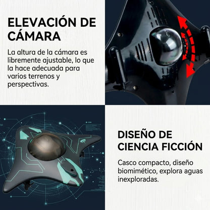 RayaDron™ - Dron Acuático HD con Conexión WiFi