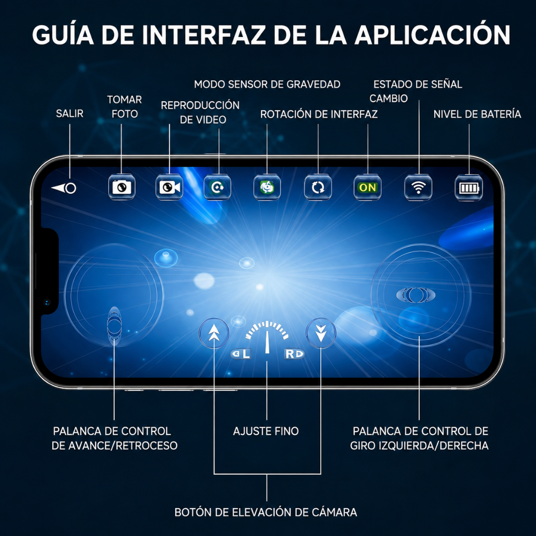 Dron Acuático con Cámara HD y App WiFi